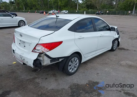 2015 Hyundai Accent Gls from USA, damaged, VIN KMHCT4AE9FU808981